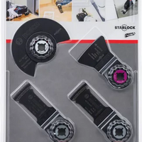 Bosch Starlock Multi-Tool Blade Set: Flooring & Fitting. ACZ 85 EB, AIZ 32 BSPB, AIZ 32 EPC, ATZ 52 SC. Flooring Blade Kit.