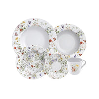 Tramontina Ana Clara 20Pc. Tea Cup X 4 185MlSaucer X 4Deep Plate 23Cm X 4Shallow Plate 27Cm X 4Dessert Plate 21Cm X 4 - 96589/016