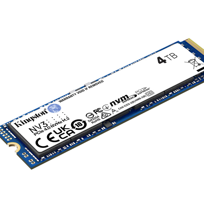 Kingston 4000G NV3 M.2 2280 PCIe 4.0 NVMe SSD-SNV3S/4000G