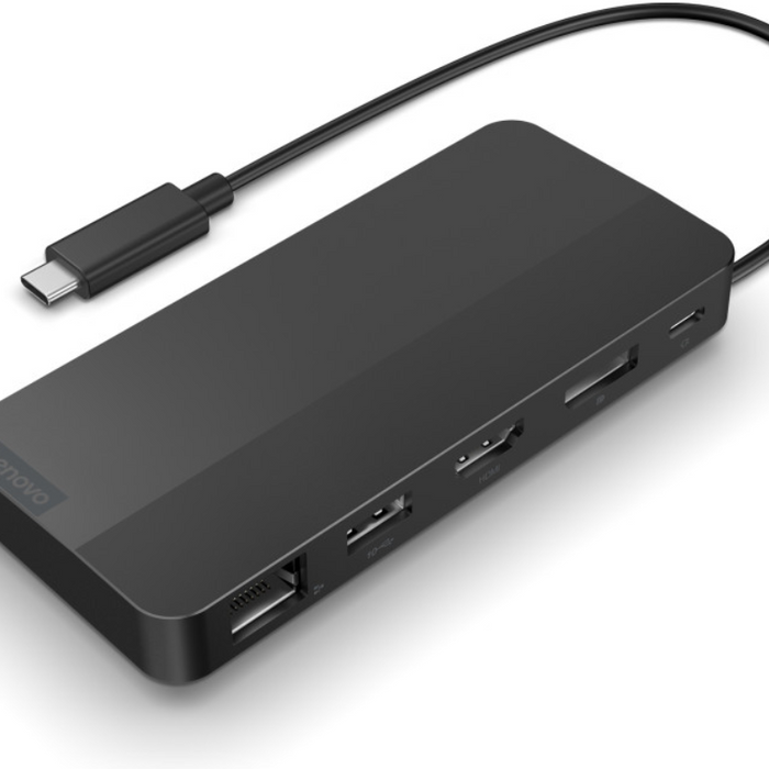 Lenovo USB-C Dual Display Travel Dock with 100W Adapter-40B90100SA