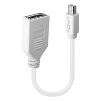 LINDY 15CM MINI DP(M) TO DISP PORT (F) ADAP(41021) - CNV-MINIDP-DP-15CM-L