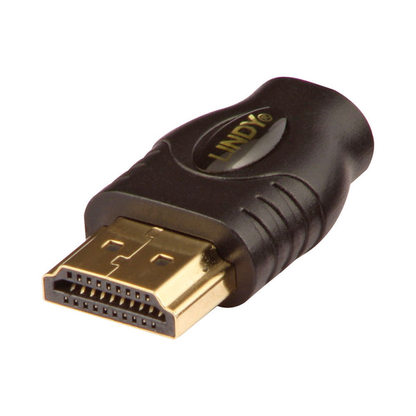 LINDY MICRO HDMI F TO HDMI M ADAPTER (41083) - ADA-MHDMI-HDMI-L
