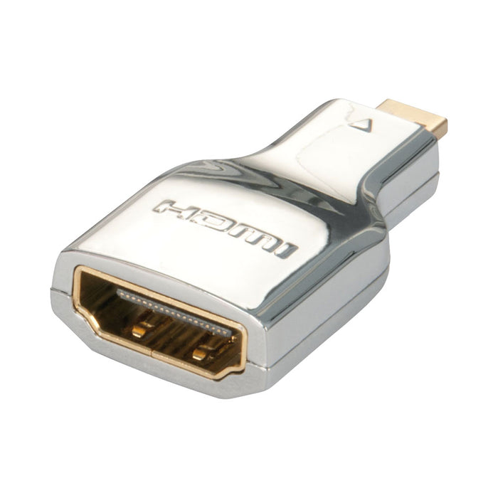 LINDY HDMI F TO MICRO HDMI M CROMO ADAPTER (41510) - ADA-HDMI-MICRO-CL