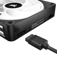 Corsair iCUE LINK QX120 RGB 120mm PWM Fans Starter Kit-CO-9051002-WW
