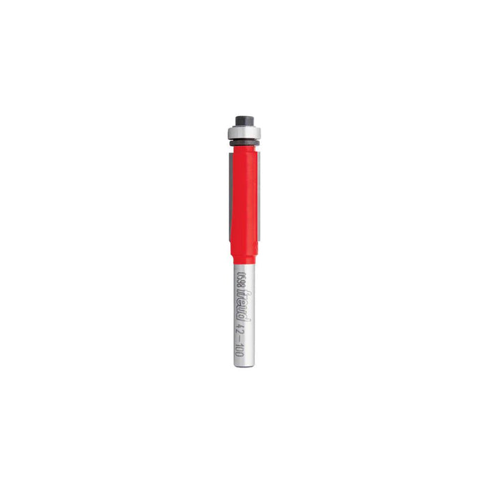 Freud 9.5 x 25.4mm Flush Trim Bit c/w Bearing 1/4 Shank 42-10025P