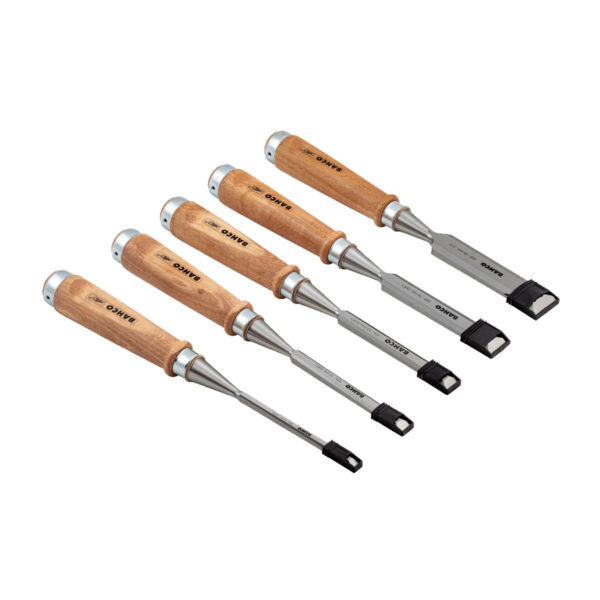 Bahco Bahco Chisel Set 5 Pc Wood Handle 6 10 12 18 25 Mm 425 082