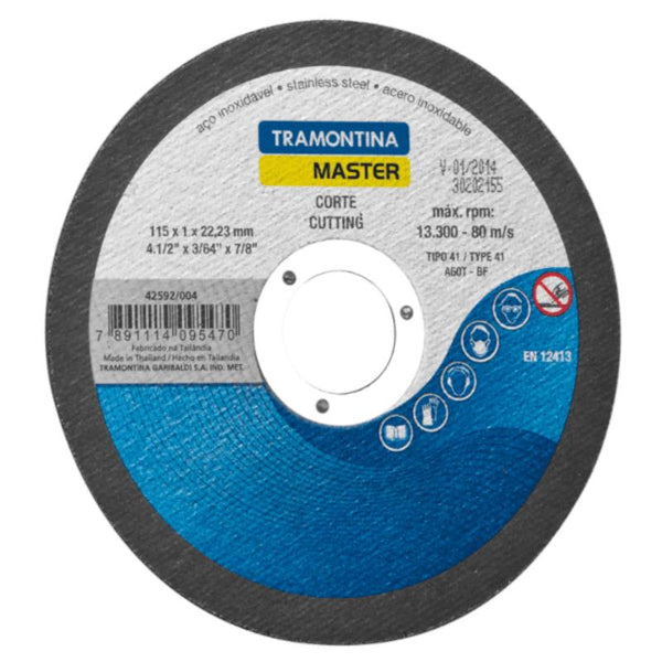 Tramontina 4.1/2 (10.5Cm)Cutting Wheel For Stainless Steels - 42592/004