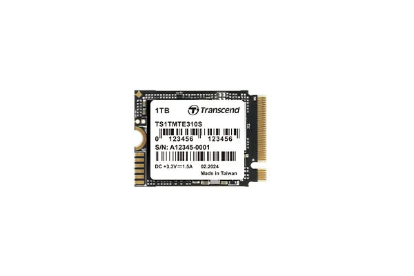 Transcend 1 TB MTE310S PCI-E GEN 4x4 M.2 2230 SSD 3D NAND - 5000 MB/s Read 3500 MB/s Write - 600 TBW - 13