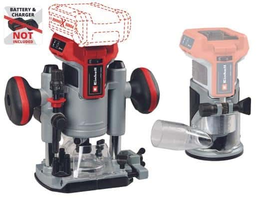 Einhell Cordless Router / Palm Router TP-RO 18 Set Li BL – Solo – 4350410