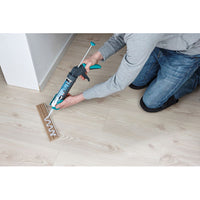 WOLFCRAFT MG 200 Caulking Gun - Silicone/Acrylic Applicator, Ergonomic Handle, Drip-Stop, 4352000