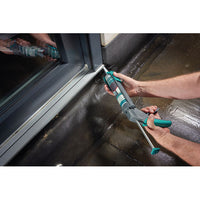 WOLFCRAFT MG 200 Caulking Gun - Silicone/Acrylic Applicator, Ergonomic Handle, Drip-Stop, 4352000