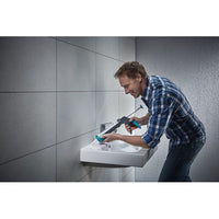 WOLFCRAFT MG 200 Caulking Gun - Silicone/Acrylic Applicator, Ergonomic Handle, Drip-Stop, 4352000