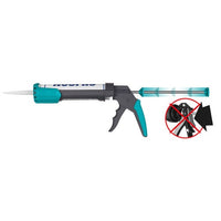 WOLFCRAFT MG 200 Caulking Gun - Silicone/Acrylic Applicator, Ergonomic Handle, Drip-Stop, 4352000