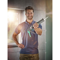 WOLFCRAFT MG 200 Caulking Gun - Silicone/Acrylic Applicator, Ergonomic Handle, Drip-Stop, 4352000