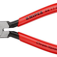 KNIPEX 44 11 J1 SB Circlip Pliers for internal circlips in bore holes with plastic coating black atramentized 140 mm - KNI4411J1SB