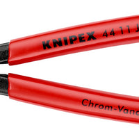 KNIPEX 44 11 J3 SB Circlip Pliers for internal circlips in bore holes with plastic coating black atramentized 225 mm - KNI4411J3SB