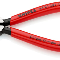 KNIPEX 44 21 J01 SB Circlip Pliers for internal circlips in bore holes with plastic coating black atramentized 130 mm - KNI4421J01SB