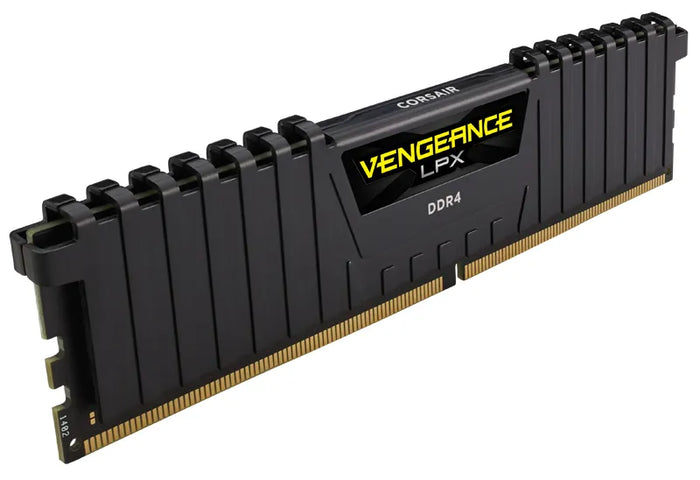 Corsair VENGEANCE® LPX 16GB (1 x 16GB) DDR4 DRAM 3000MHz C16 Memory Kit; 16-20-20-38; 1.2V; Black Corsair