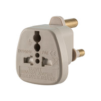 BRITISH F TO SA MALE POWER ADAPTER COMPACT - PWR-ADA-BRF-SAM