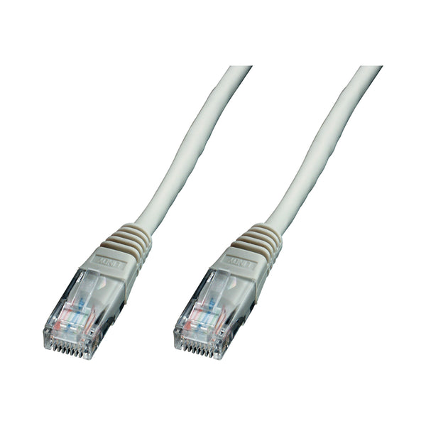 LINDY 1M UTP CAT5E CABLE GREY (45141) - NET-CAT5FLYM-G-1ML