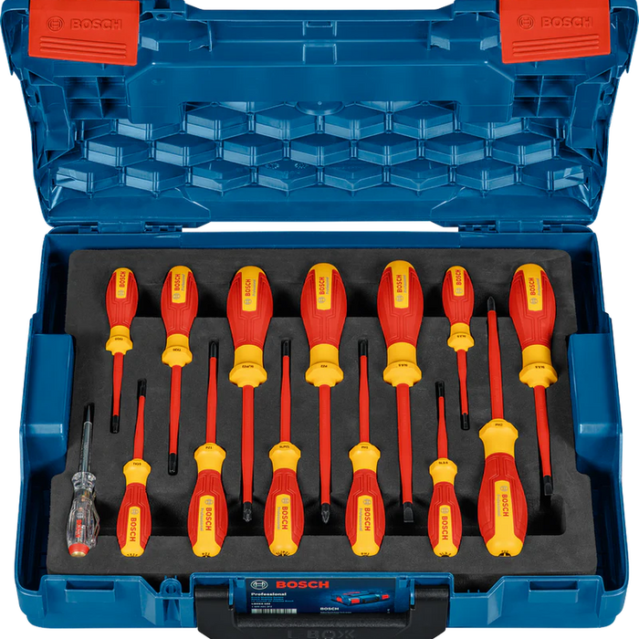 Bosch Professional VDE Screwdriver Set mixed 14pc 1600A02NF9