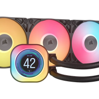 Corsair iCUE LINK TITAN 240 RX LCD Liquid CPU Cooler – RX120 RGB Fans – Fits Intel® LGA 1851/1700; AMD® AM5/AM4.