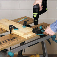 WOLFCRAFT DOWELMASTER 4640000: Precision Dowel Jig for Woodworking Joints - Corner, T-Butt, Edge-to-Edge