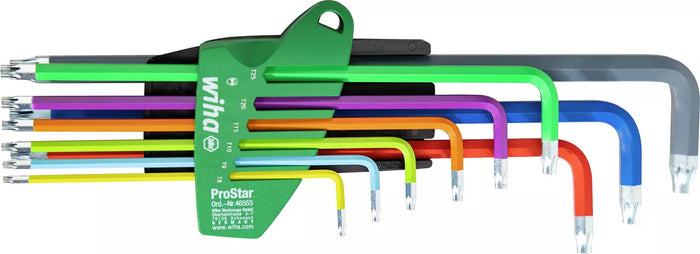Wiha TORX DRIVER SET - TX8 TO TX40 COLOUR 46556 - WIH366F9