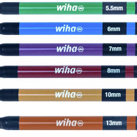 Wiha NUT DRIVER SET - COLOUR CODED 5.5 to 13mm - WIH7044C