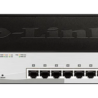 D-LINK 8-ports 10/100/1000Base-T PoE Smart Switch plus 2 SFP ports - 78W PoE budget D-Link Consumer