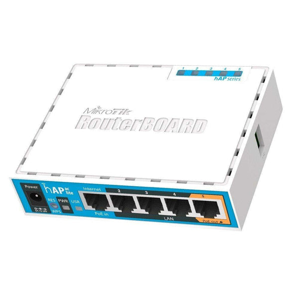 MikroTik hAP ac Lite 5 Port 2.4 / 5GHz  750Mbps WiFi 5 Router | MT-RB952UI-5AC2ND-MT-RB952UI-5AC2ND