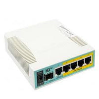 MikroTik hEX PoE - Desktop PoE Router with 5 Gb, 1 SFP and 1 USB port-MT-RB960PGS