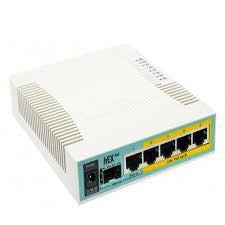 MikroTik hEX PoE - Desktop PoE Router with 5 Gb, 1 SFP and 1 USB port-MT-RB960PGS