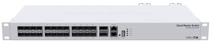 MikroTik Cloud RouterSwitch 24Port SFP+ 2Port QSFP | CRS326-24S+2Q+RM - 24-MT-RBCRS326-24S+2Q+RM