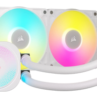 Corsair iCUE LINK TITAN 240 RX RGB Liquid CPU Cooler - White – RX120 RGB Fans – Fits Intel® LGA 1851/1700; AMD® AM5/AM4.