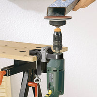 Wolfcraft Die-Cast Universal Drill Clamp 4800000. Power Drill Stand Holder, 43mm Collar, 360 degree adjustable. Chavda.com