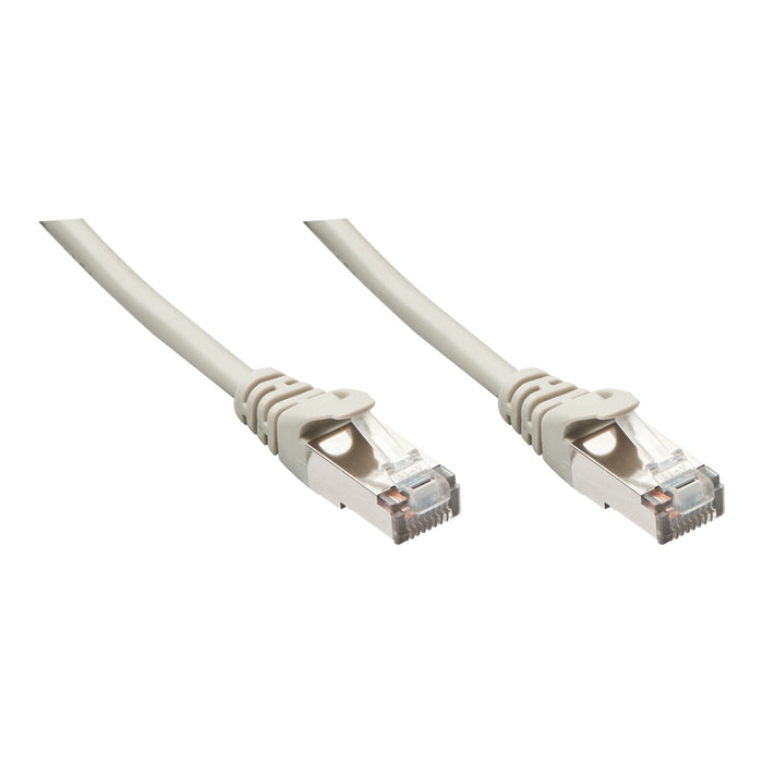 LINDY 0.3M F/UTP CABLE CAT5E GREY (48210) - NET-FLY-GY-0.3M-L
