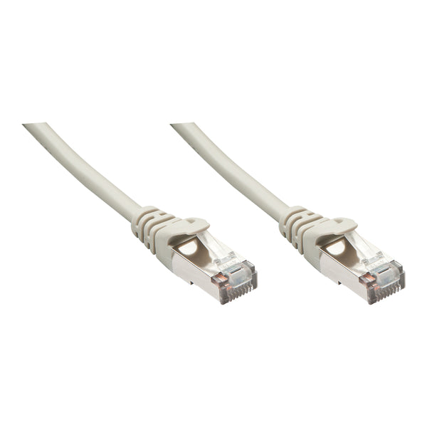 LINDY 0.5M F/UTP CABLE CAT5E GREY (48211) - NET-FLY-GY-0.5M-L