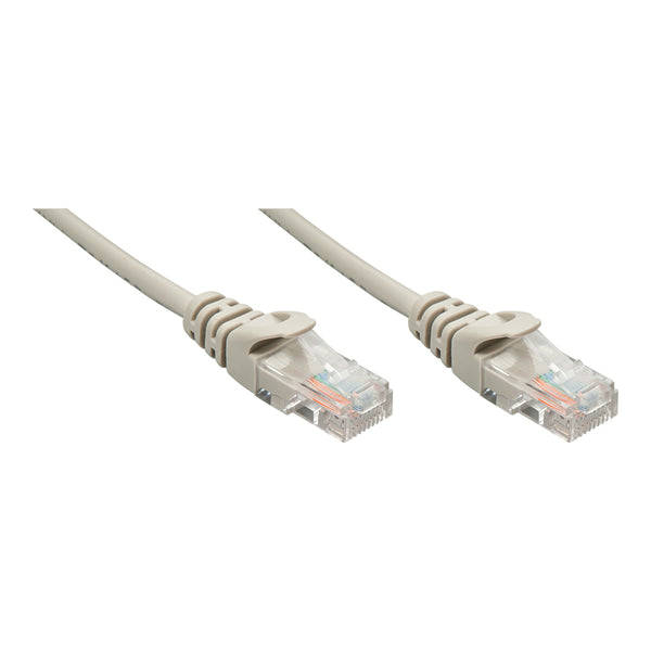 LINDY 0.3M UTP CABLE CAT5E GREY (48285) - NET-FLYM-GY-0.3M-L