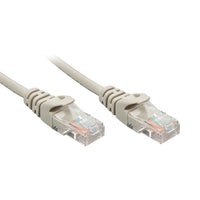 LINDY 15M UTP CABLE CAT5E GREY (48293) - NET-FLYM-GY-15M-L
