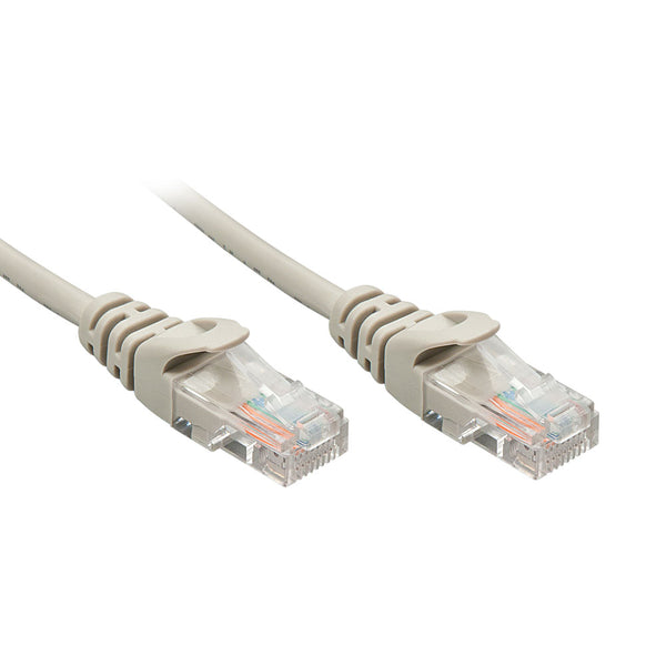 LINDY 15M UTP CABLE CAT5E GREY (48293) - NET-FLYM-GY-15M-L