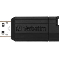 VERBATIM  32GB PINSTRIPE USB BLK