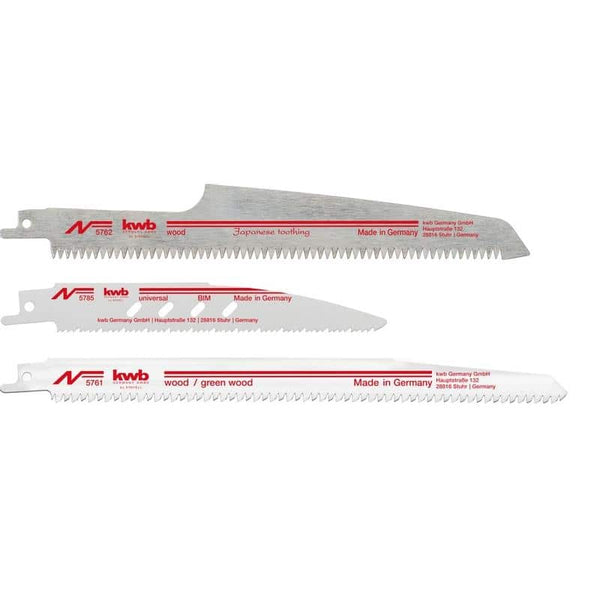 Einhell Sabersaw-Bl. Set 3Pc W/M Batt, All Purpose Saw Accessory- 49576105