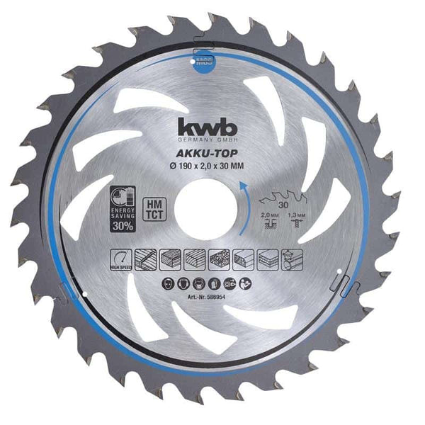Einhell Tct Sawbl.M-Thin 190X30 30T, Circular Saw Accessory- 49586956