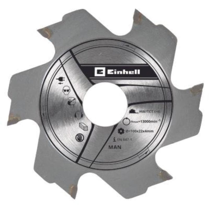 Einhell Milling Blade 100X22X3,8Mm 6T., Biscuit Jointer Accessory- 49758941