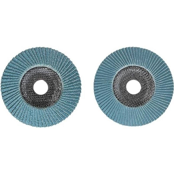 Einhell 2 Abr. Flap Discs 115 40/80, Angle Grinder Accessory- 49795505