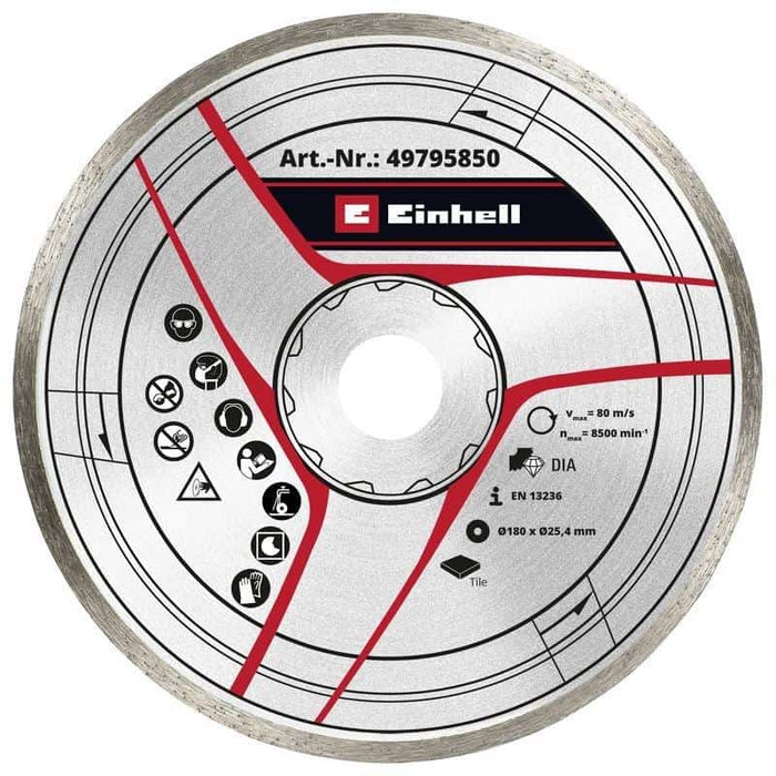 Einhell Diamond.Cutt.Dsic 180X25,4Mm, Tile Cutting Accessory- 49795850