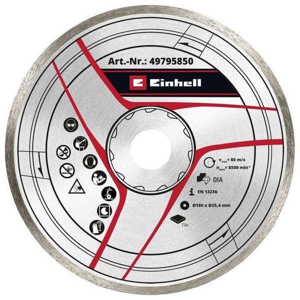 Einhell Diamond.Cutt.Dsic 180X25,4Mm, Tile Cutting Accessory- 49795850