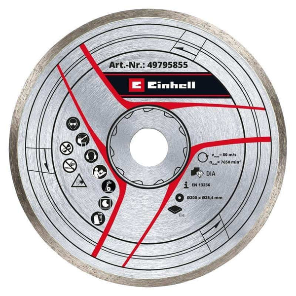 Einhell Diamond.Cutt.Dsic 200X25,4Mm, Tile Cutting Accessory- 49795855