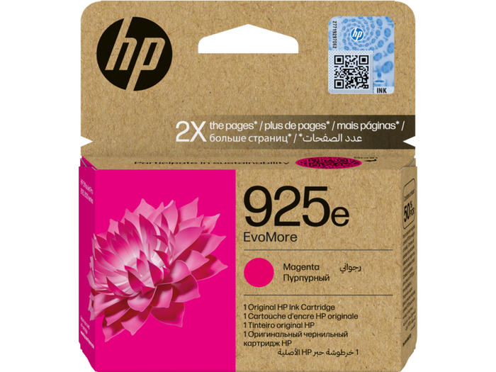 HP 925e EvoMore Magenta Original Ink Cartridge-4K0W1PE